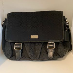Coach Signature Messenger Bag.